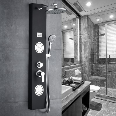 ROVATE New modern design massage adjustment lever shower panel